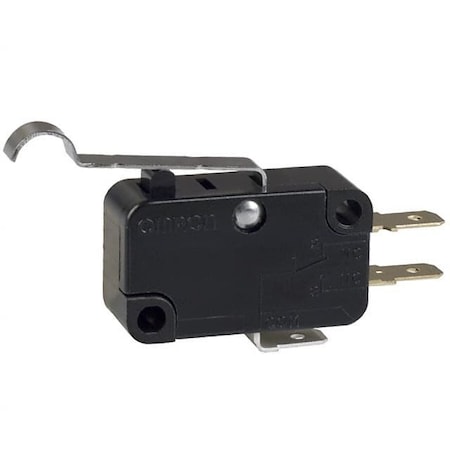 Omron Snap Acting/Limit Switch, Spdt, Momentary, 15A, 8Vdc, 5.6Mm, Quick Connect Terminal, Simulated V-15G4-1C25-K